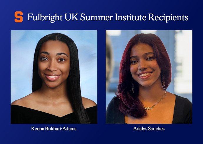Text graphic of 2024 Fulbright UK Summer Institute Recipients.