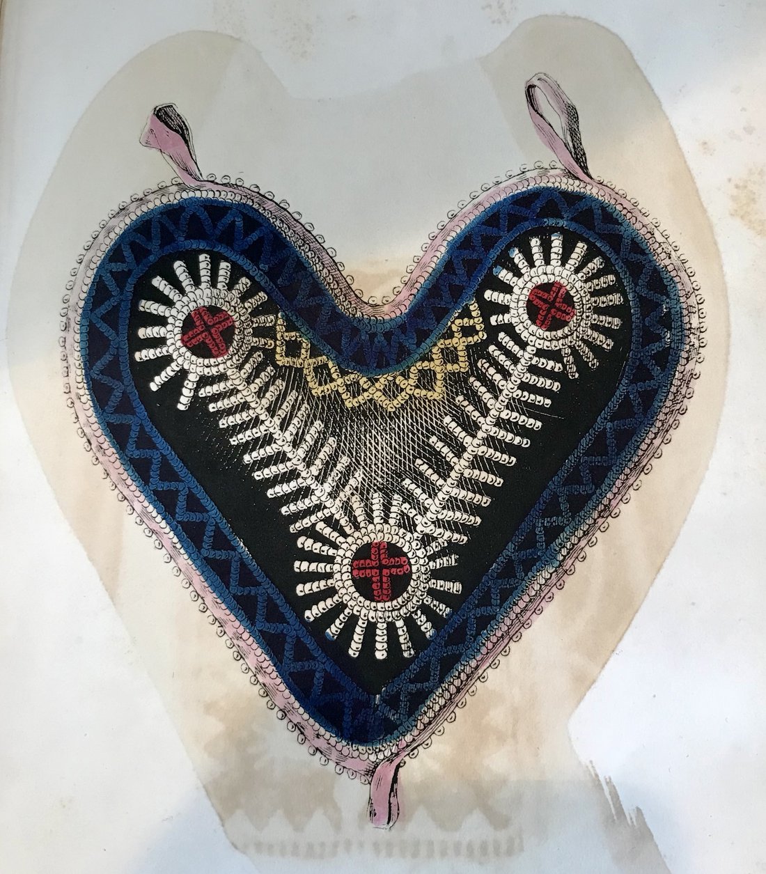 Haudenosaunee Pin Cushion from Publication about Lewis Henry Morgan Collection