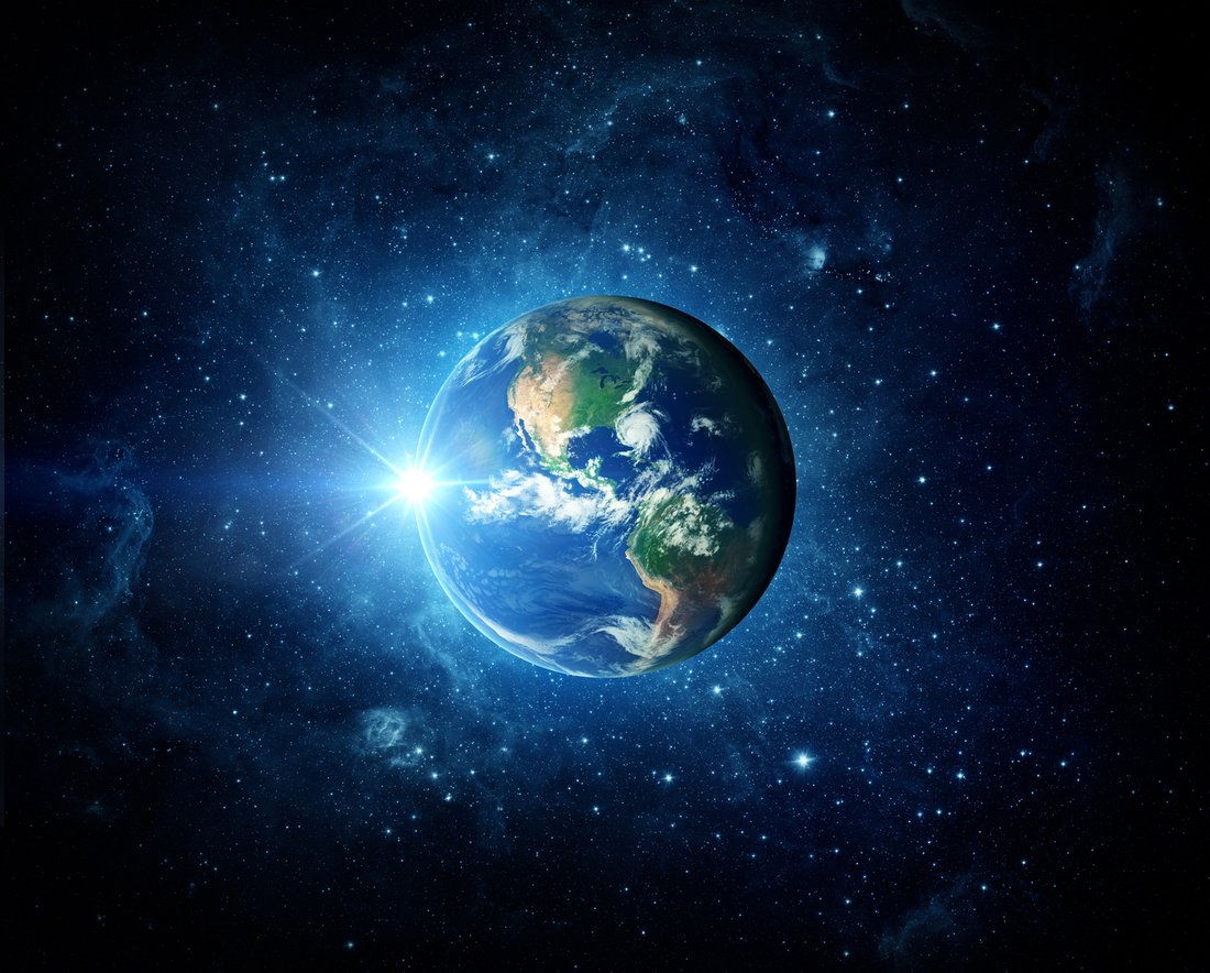 Artist rendering of Earth.