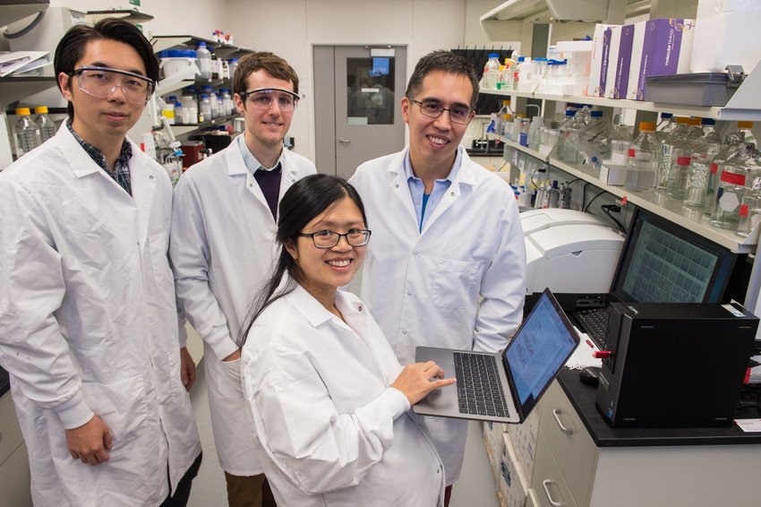 Chemistry Beaker and Periodic Table.