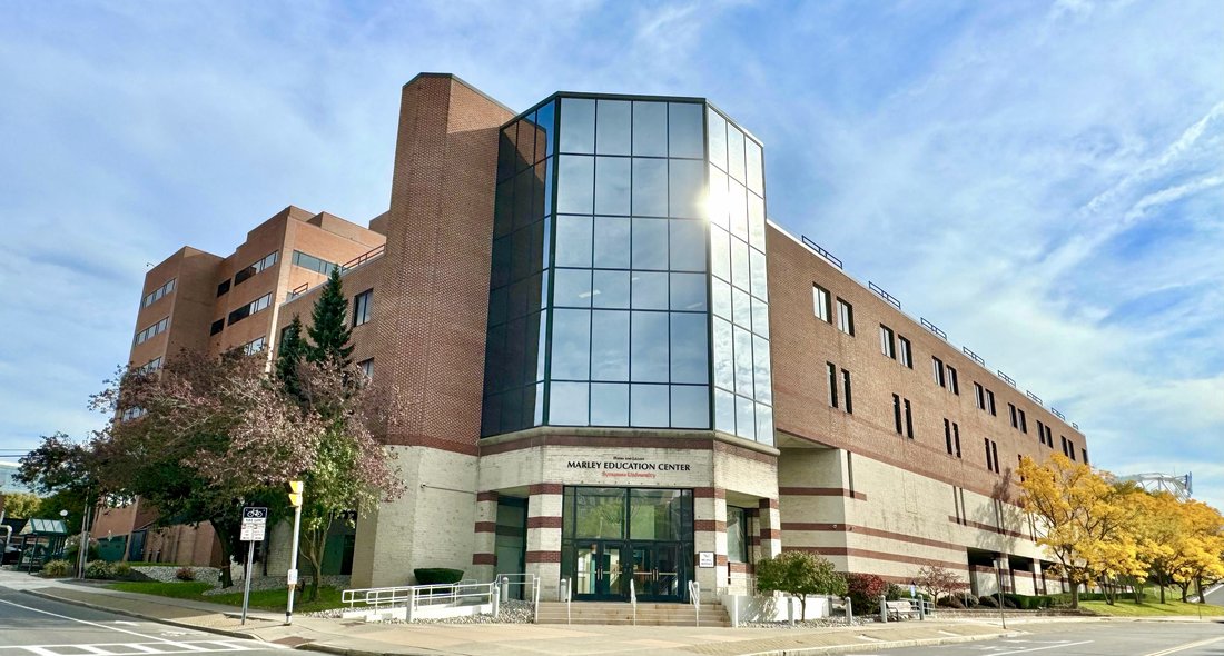 Exterior of Marley Building.