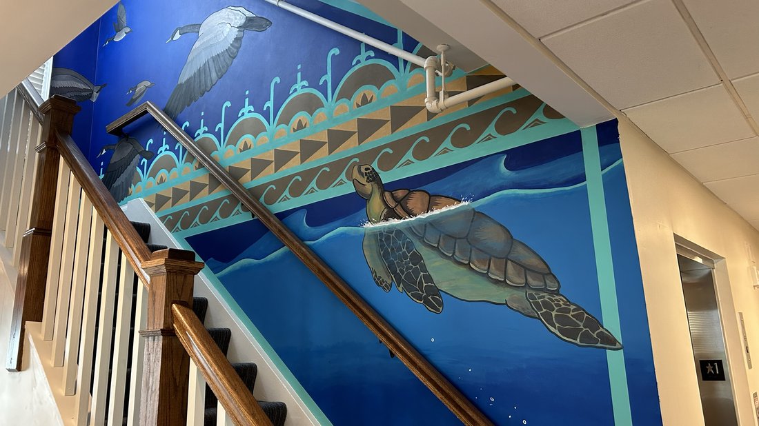 creation story mural