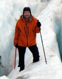 Richard Alley on a glacier