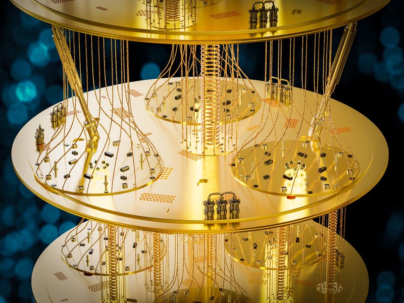 3D Rendering of a Quantum Computer