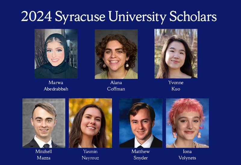 2024 A&S Syracuse University Scholars