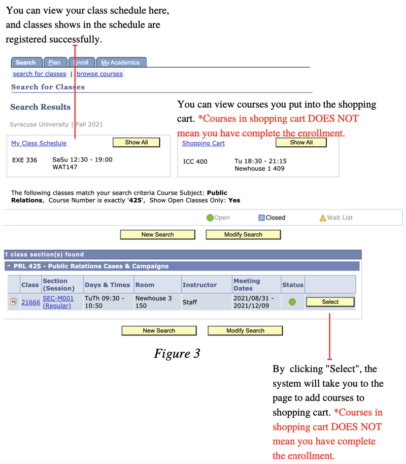 Course registration 3