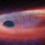 Artist's representation of a tidal disruption event (a star being torn apart by a black hole). Credit- NASA : CXC : M. Weiss.