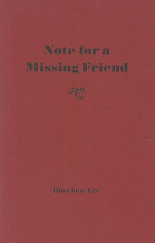 Note for a Missing Friend