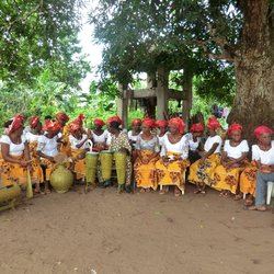 People Gathered for a Funderal Ceremony in Imo State Nigeria.