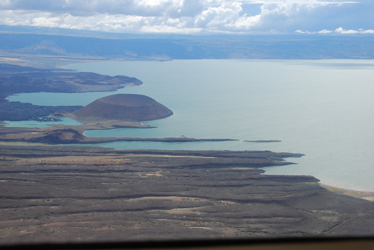 Aerial view of Lake Turkana