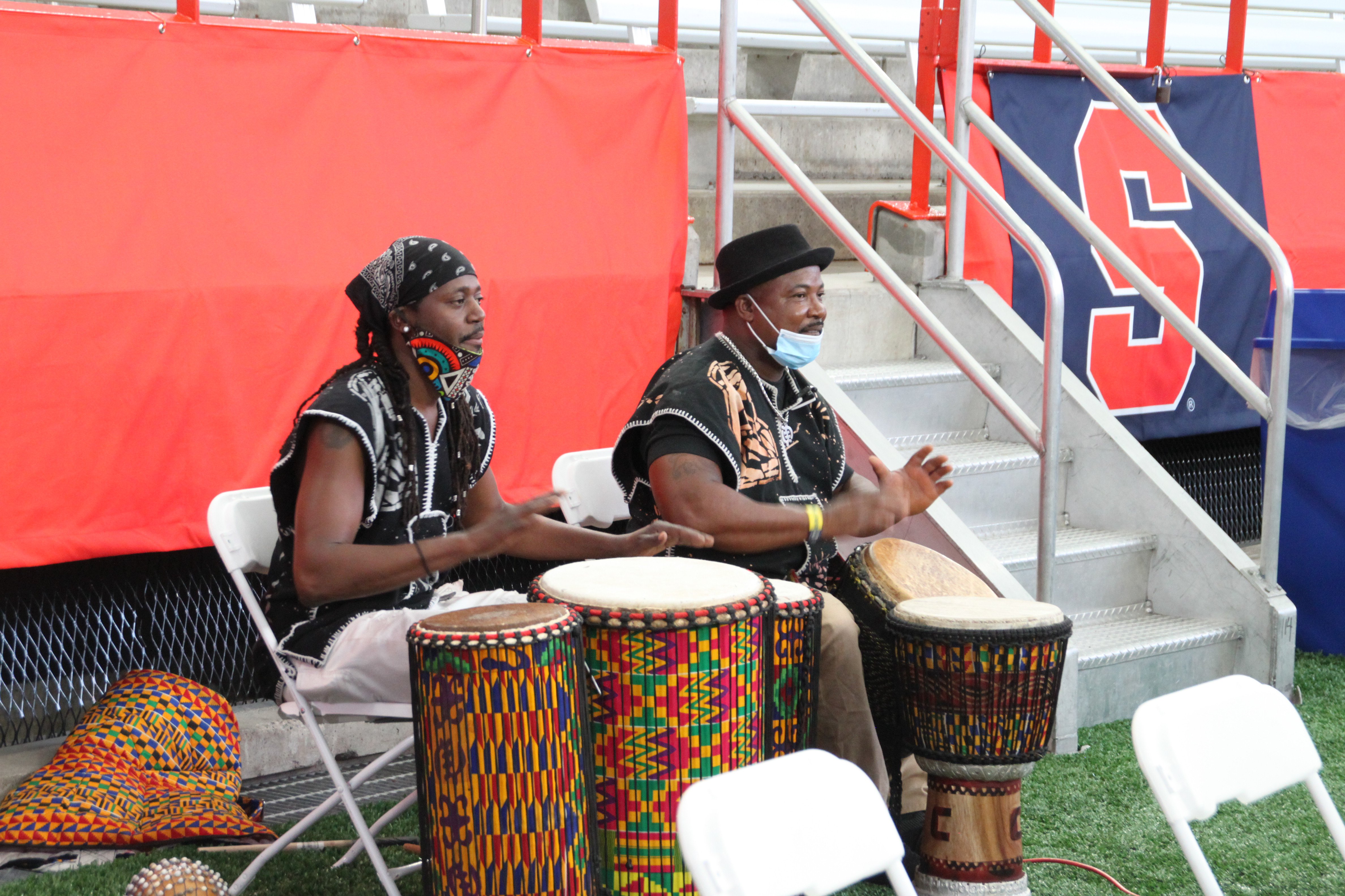 Drummers at Department Fair