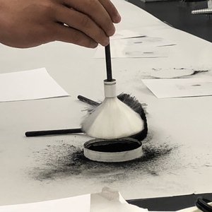 finger printing dust in a student lab setting