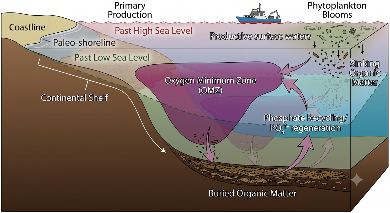 An AI-generated image depicts the process of oceanic temperature regulation.
