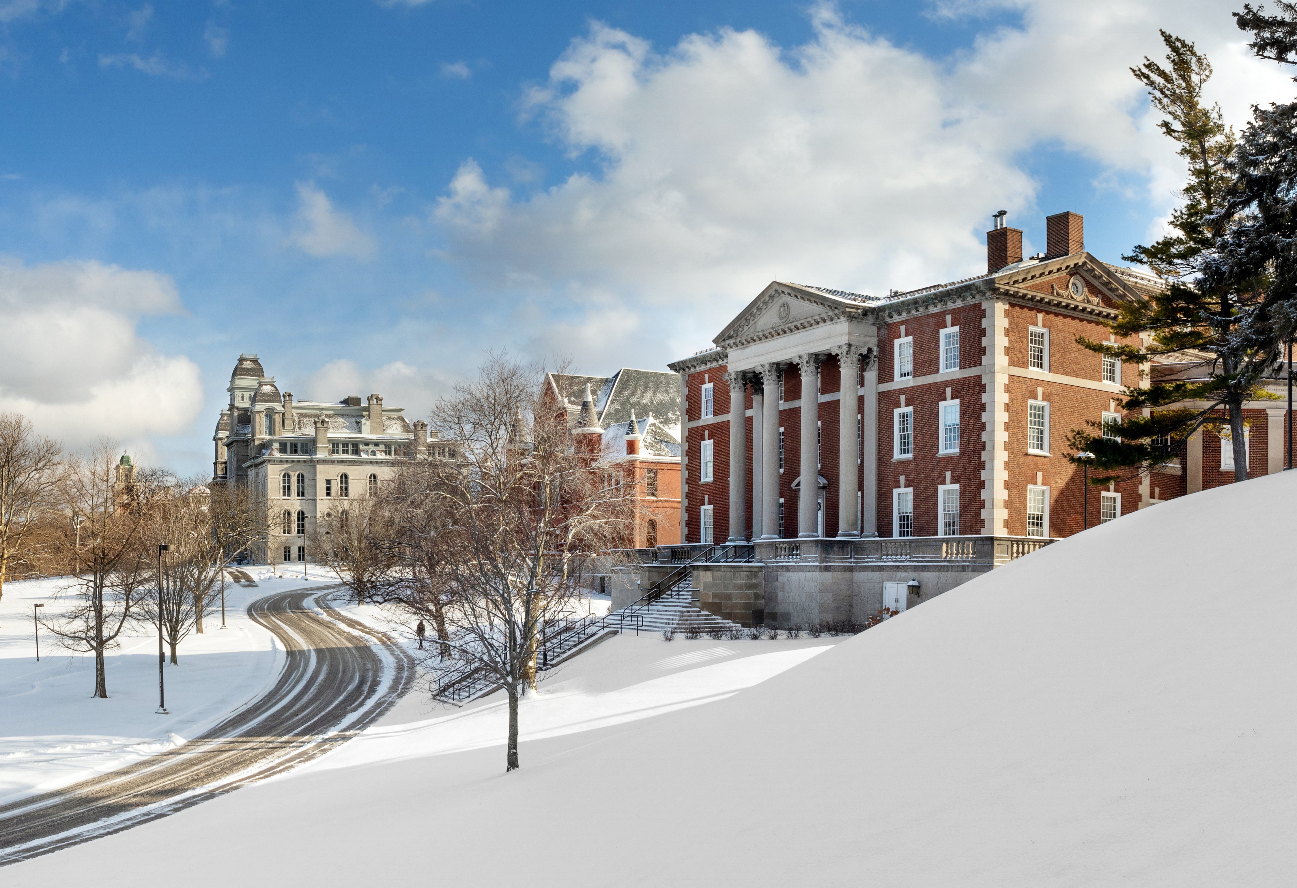 Hall of Languages, Tolley and Maxwell in WInter