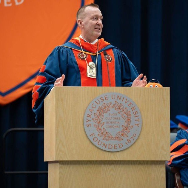 Person at a podium speaking.
