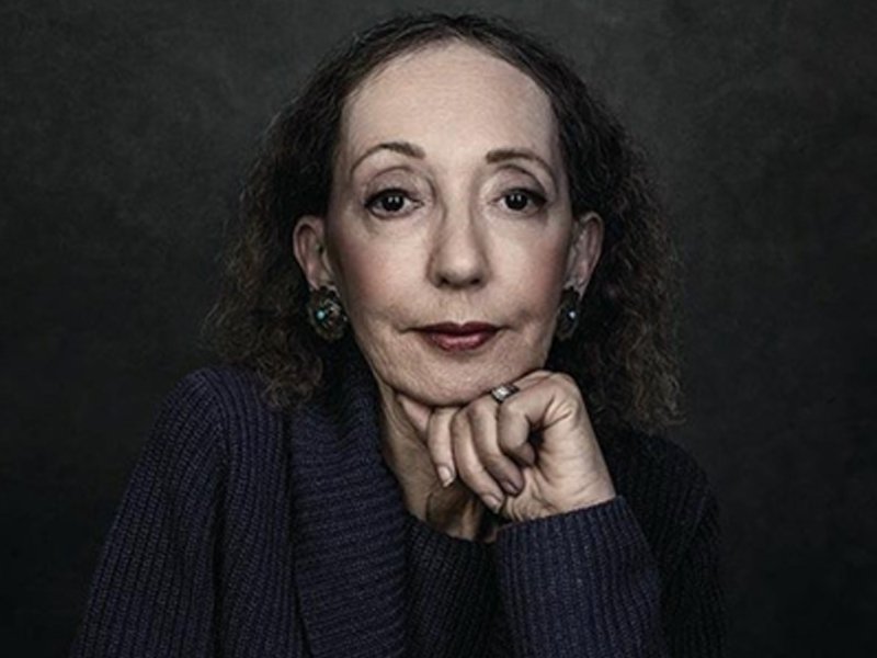 Portrait of Joyce Carol Oates.