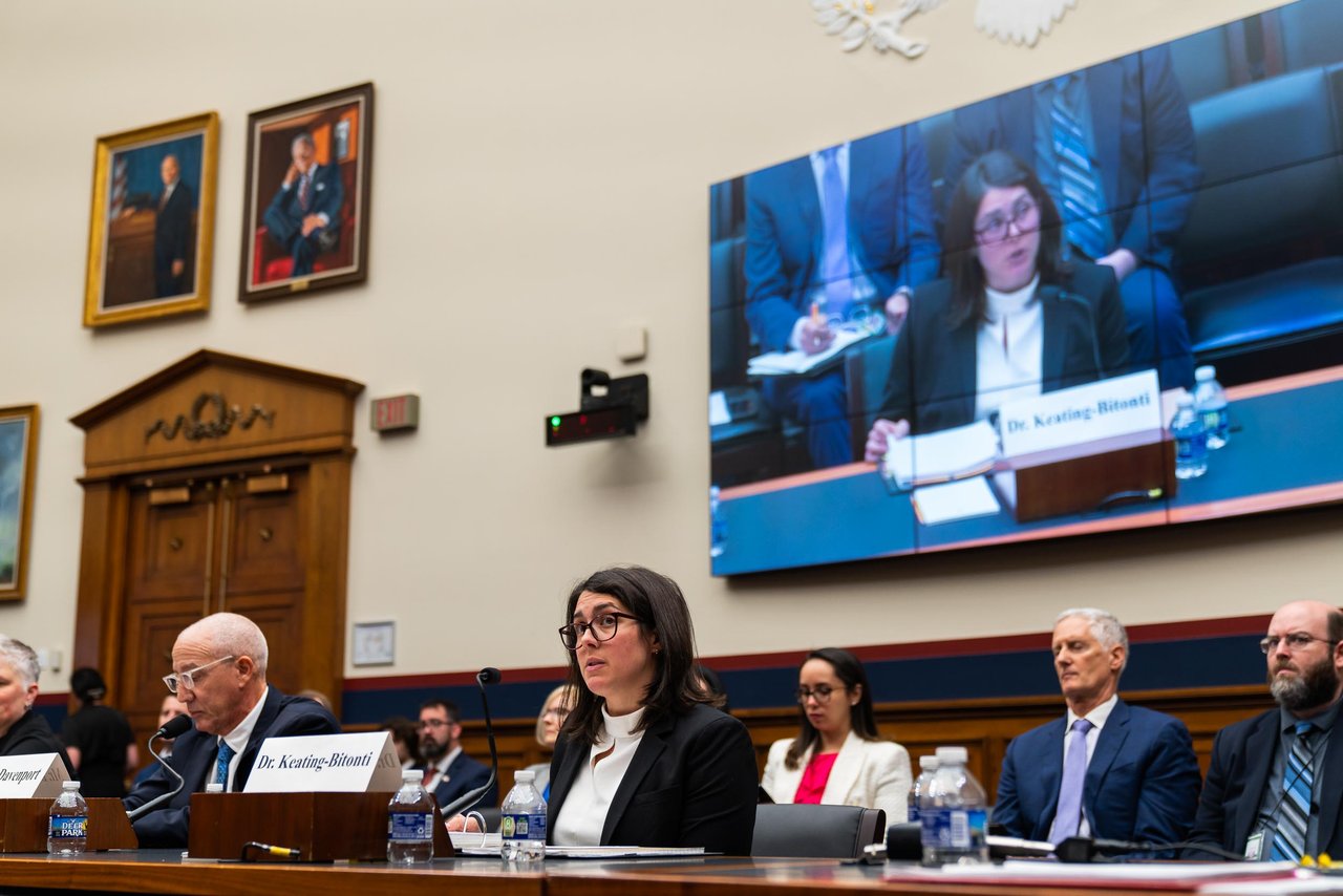 Person providing testimony before Congress.