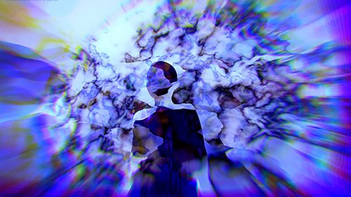 Blurry image of a person.