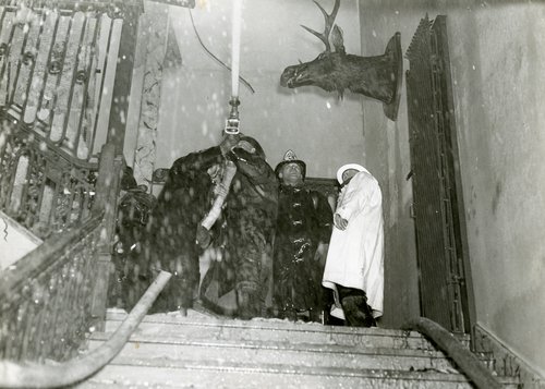 A fire in Lyman Hall in 1937 destroyed the Museum of Natural History.