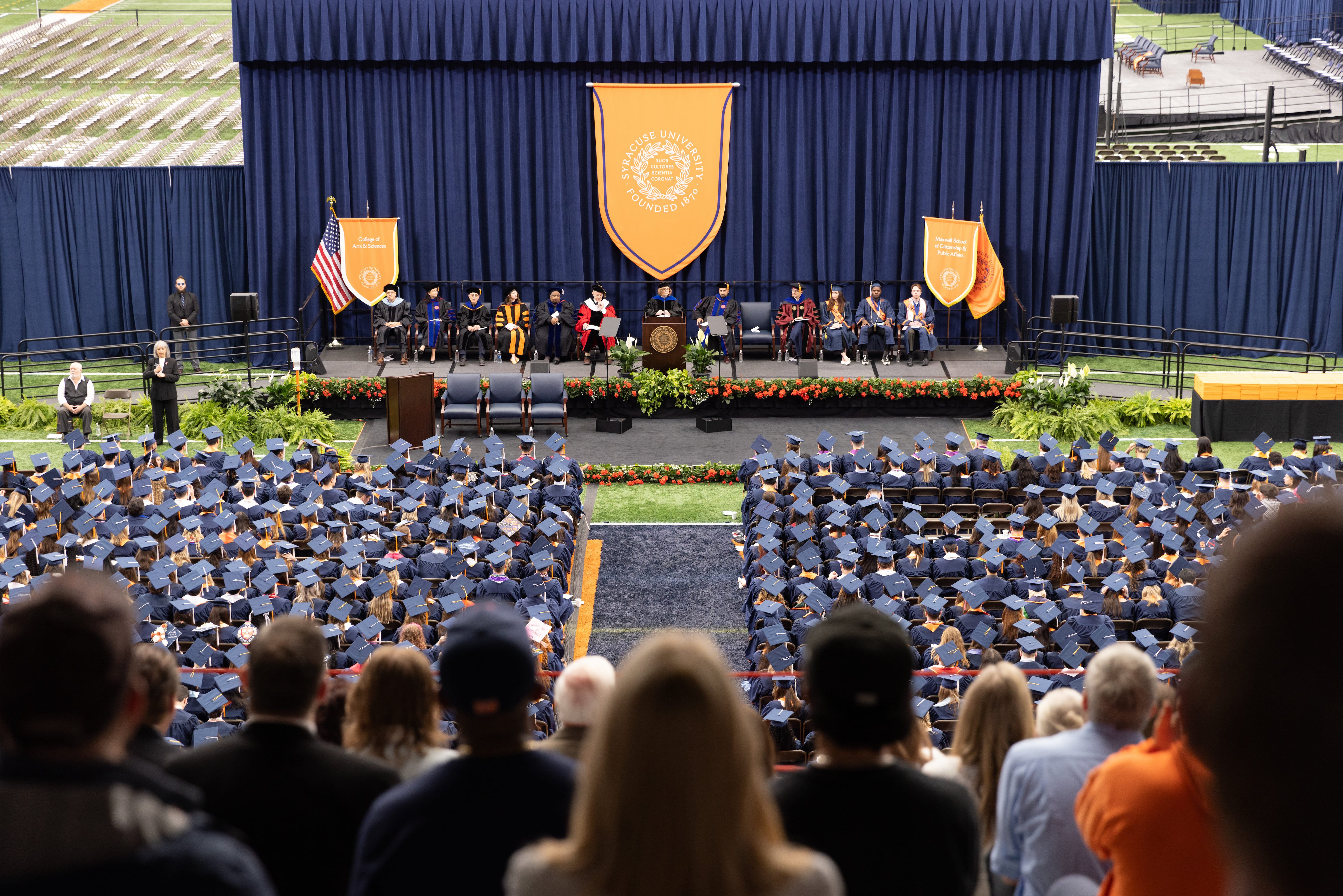 Crowd at A&S | Maxwell Convocation 2024