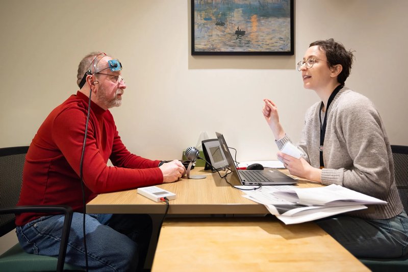 Language Therapy Session at the Aphasia Lab