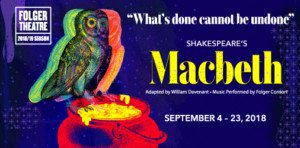 poster for Macbeth performance