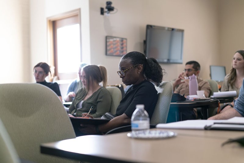 Stacey Martha McDonald Lowe in class