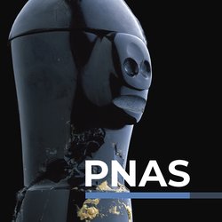 PNAS Cover showing a obsidian funerary urn (1375–1427 CE) from Templo Mayor of Tenochtitlan.