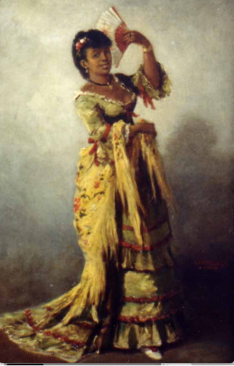 An artist’s depiction of a mulata.