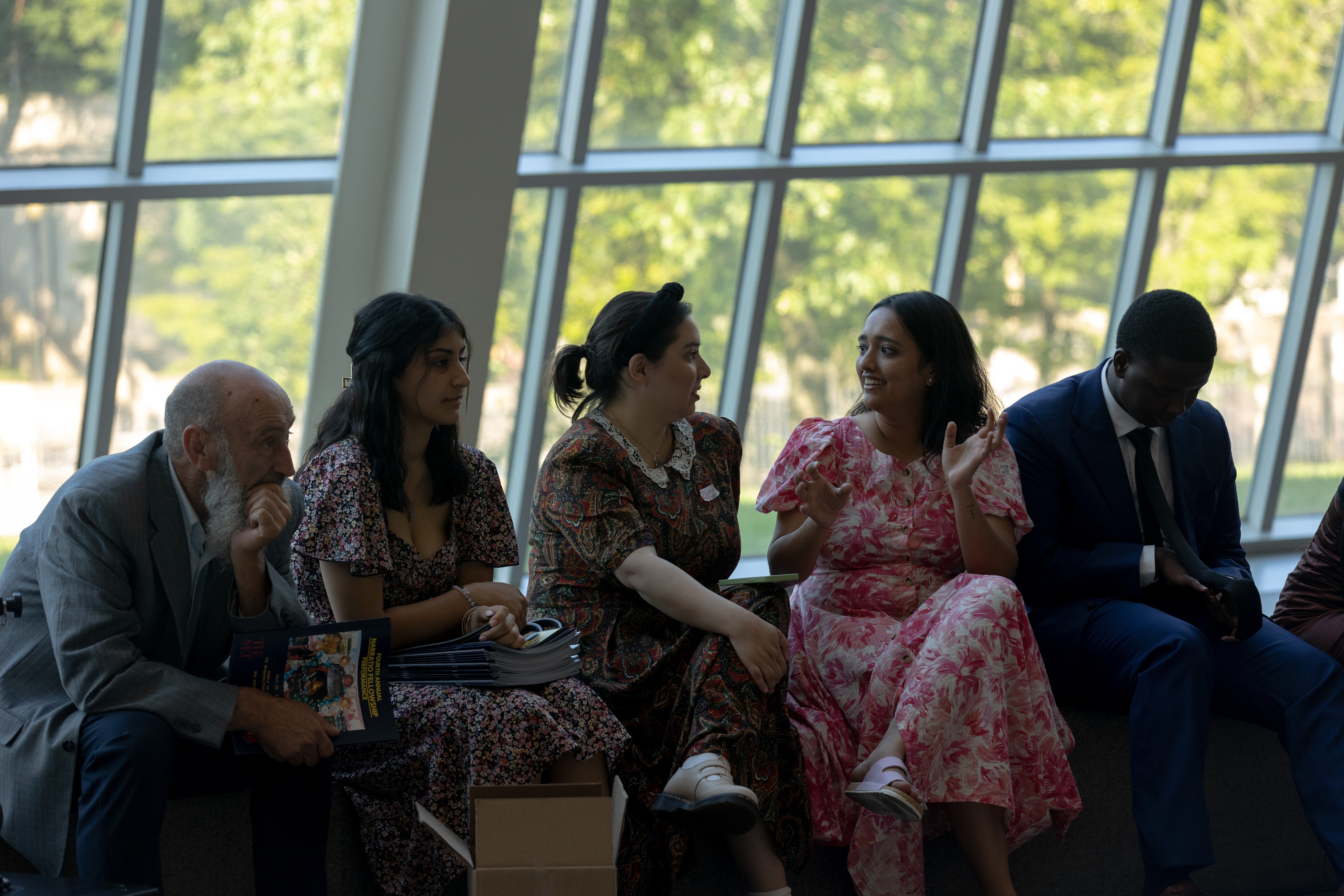 EHN Graduate Assistant Urmi Parekh watches Narratio Fellowship performance at the Met Museum