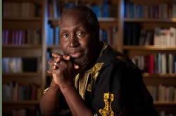Ngũgĩ wa Thiong'o, a UC Irvine professor who collaborated with Mũgo on the award-winning play, "The Trial of Dedan Kimathi," is among the keynote speakers.