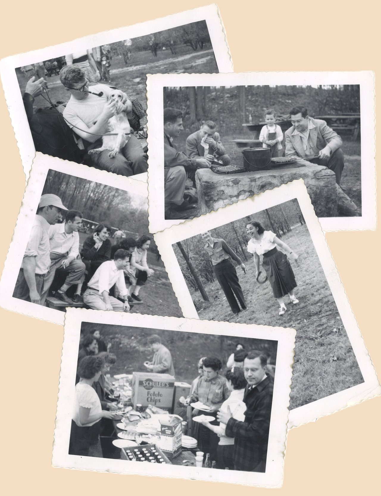 collage of old photos