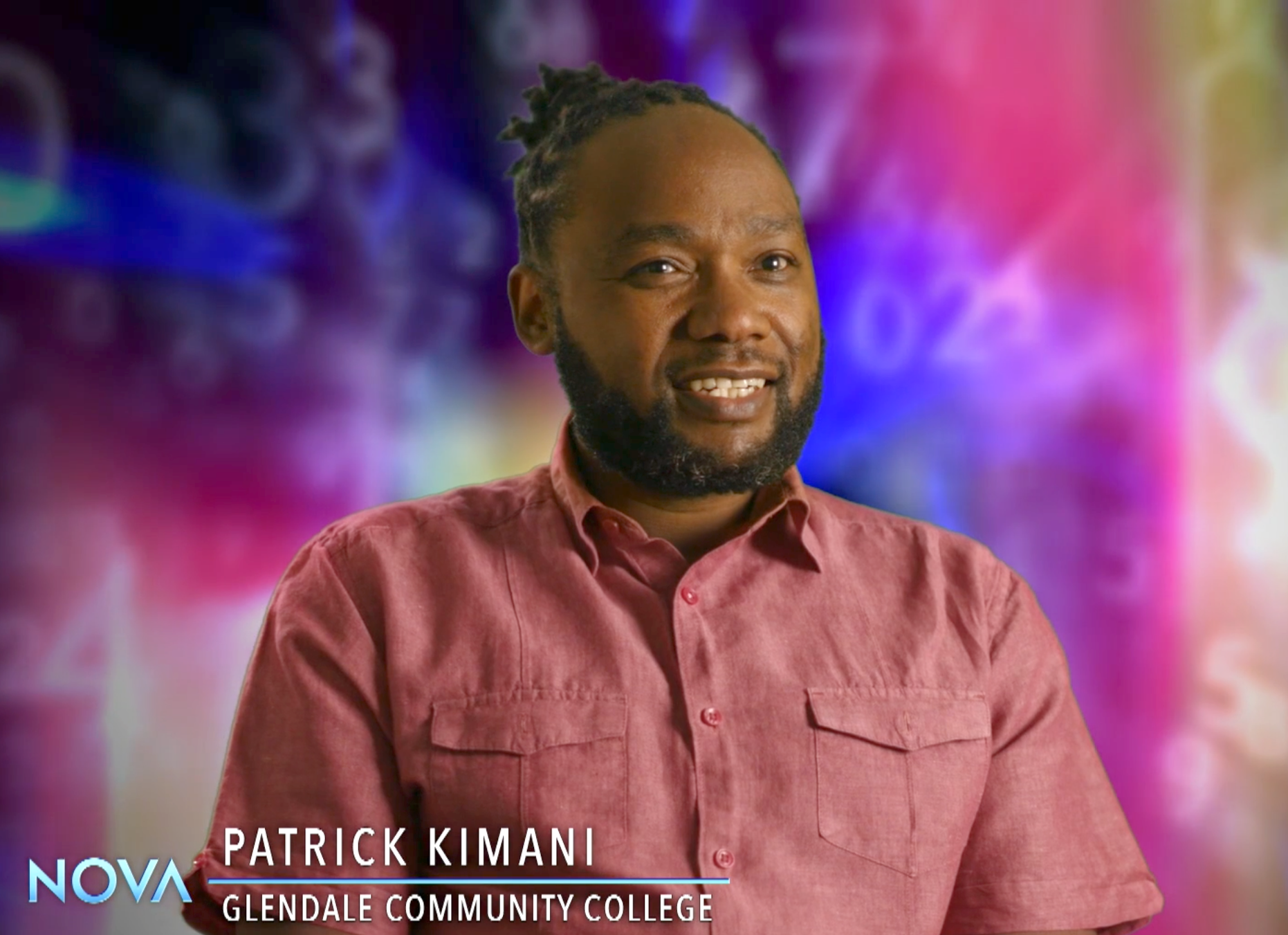 Patrick Kimani on the show NOVA.