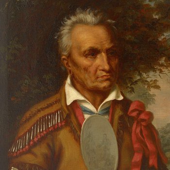 Painting of Seneca chief Red Jacket.