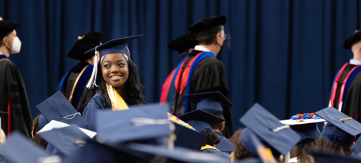 Student at graduation