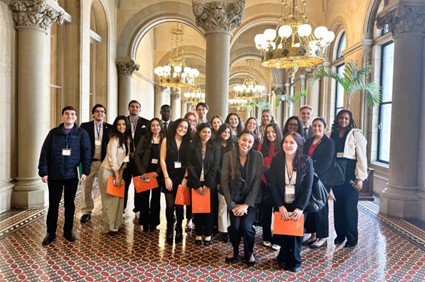 Students at NYS Assembly