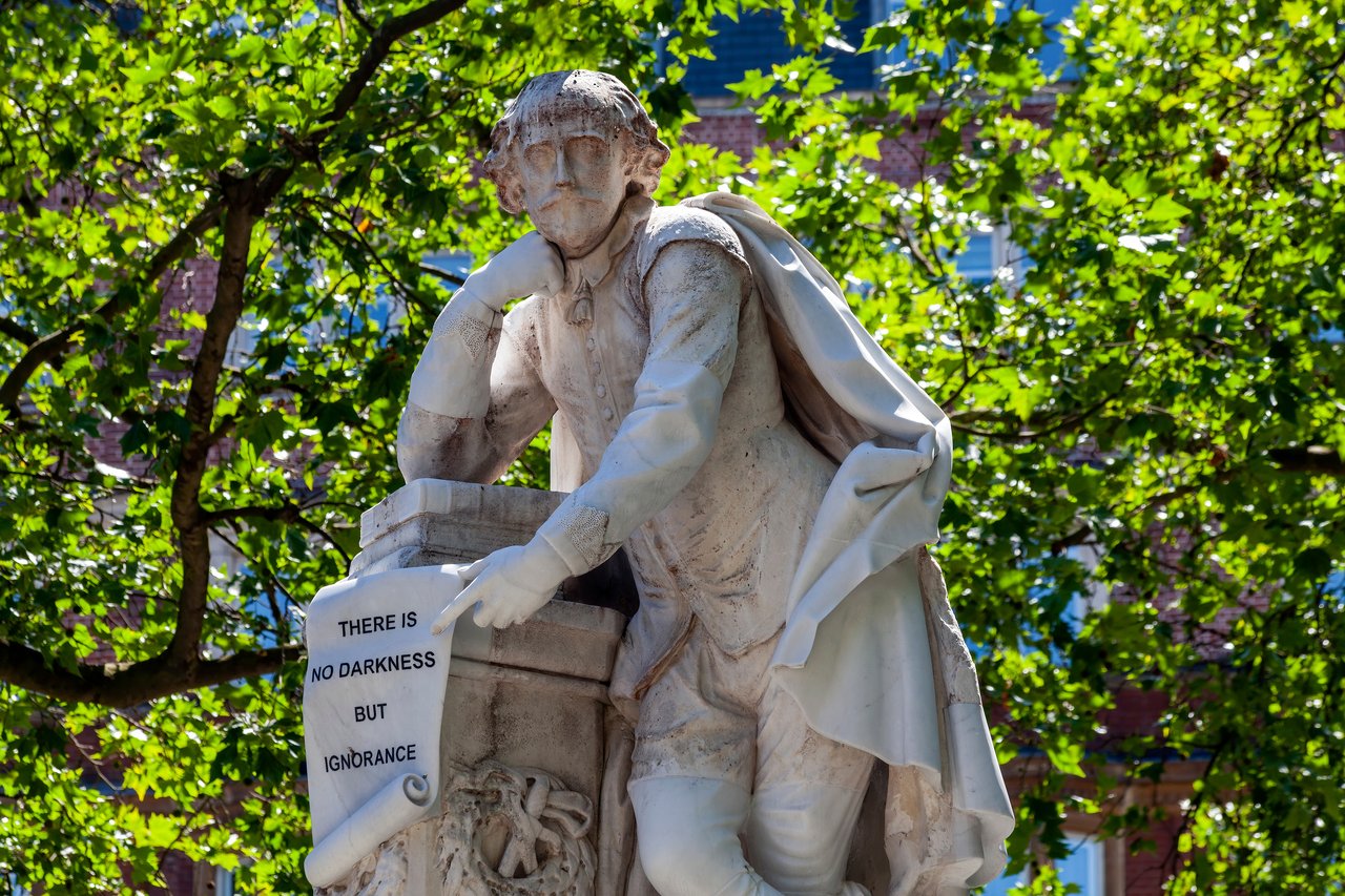 Book in a display case.