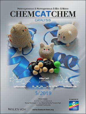 Cover of ChemCatChem journal