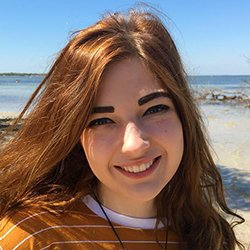 Rarah Crawford informal portrait at the beach