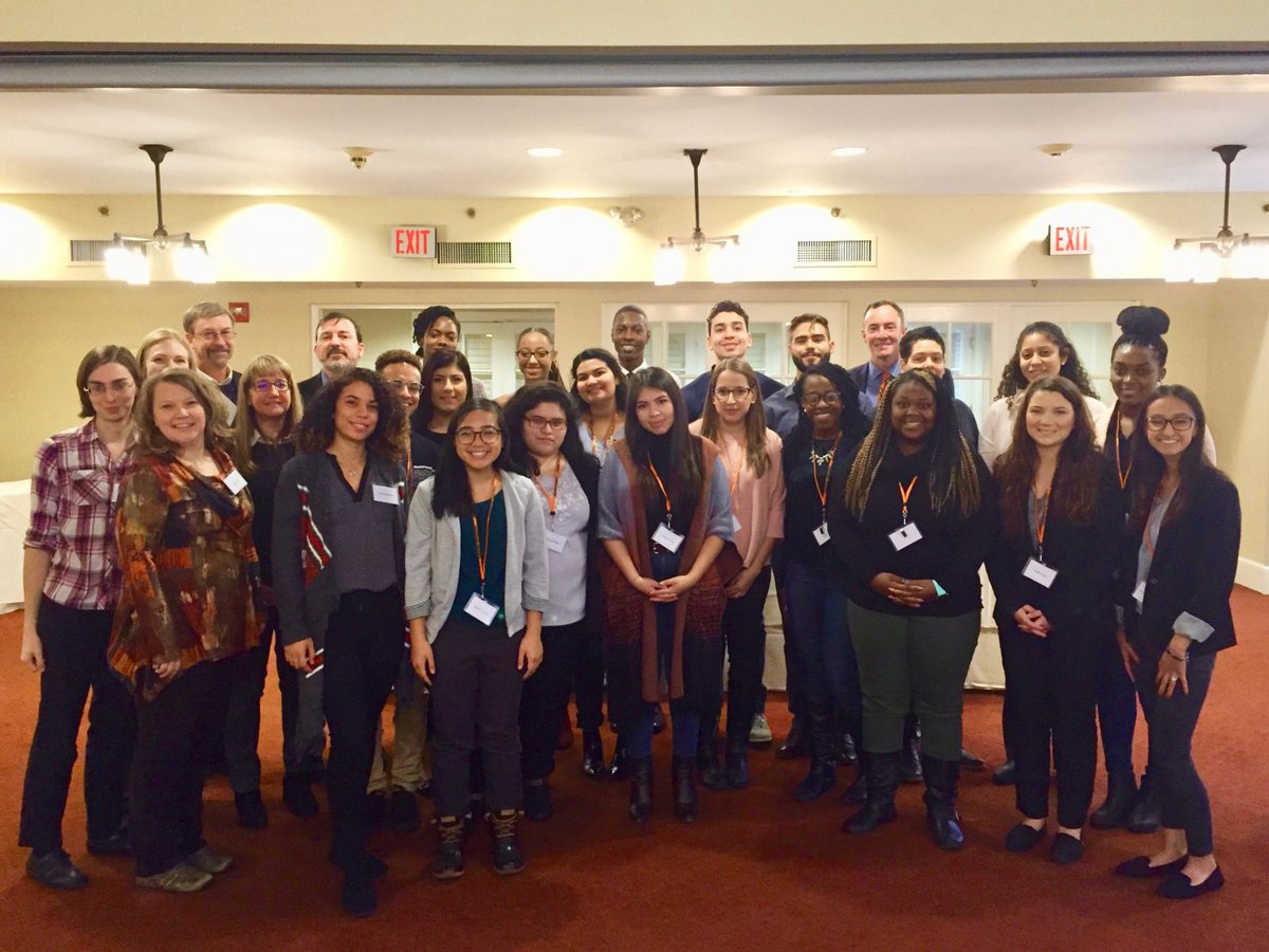 Large group of students and faculty from Diversifying Psychology Day