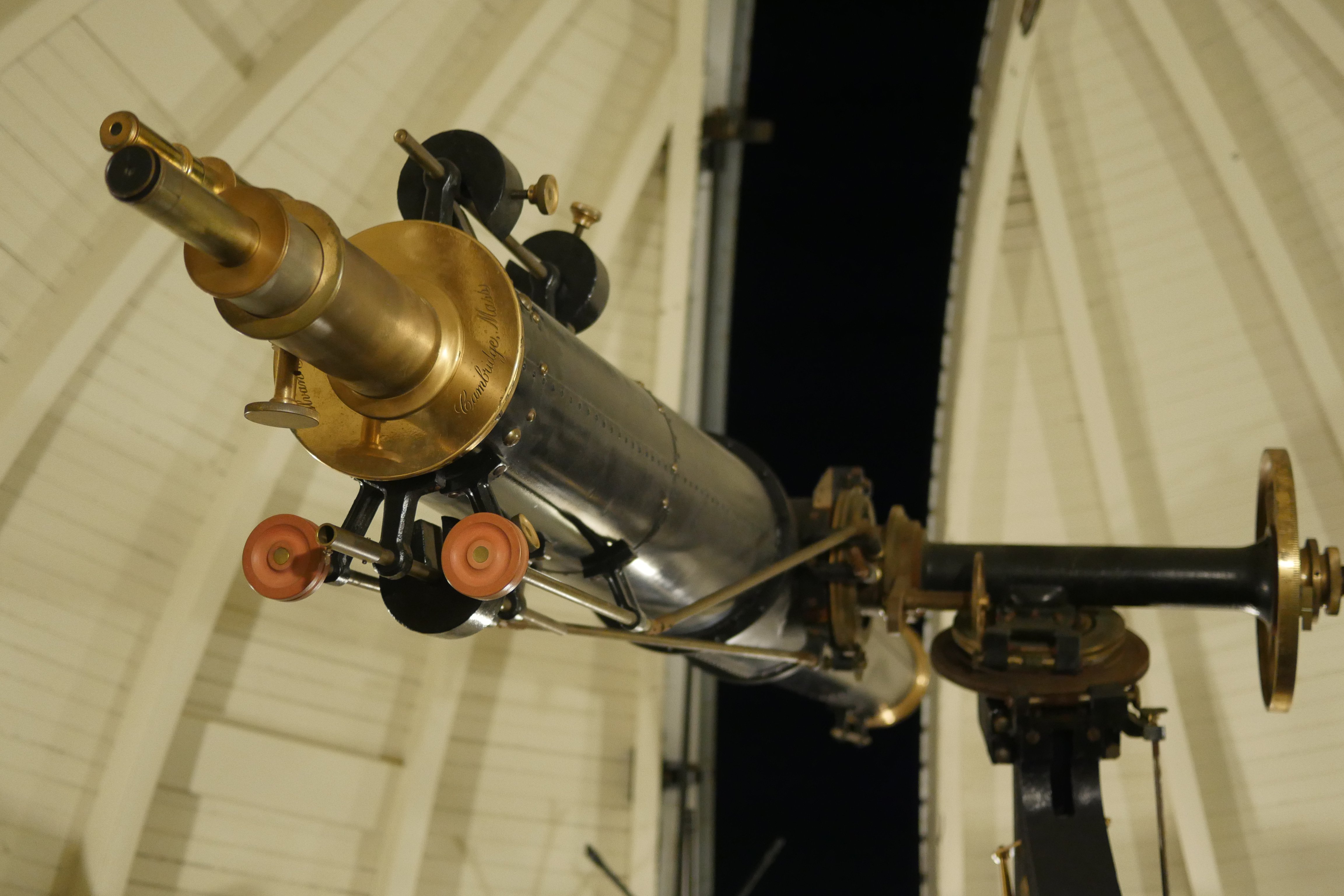 Telescope in Holden Observatory. 