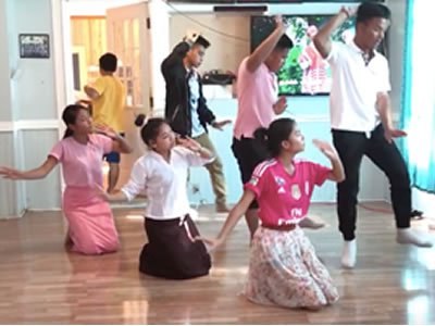 Karen dancers represent one of Burma's largest, most diverse ethnic groups. 