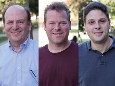 L-R: Peter Saulson, Duncan Brown, and Stefan Ballmer