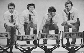 Early promo shot of the Rascals (L-R): Dino Danelli, Cavaliere, Eddie Brigati, and Gene Cornish