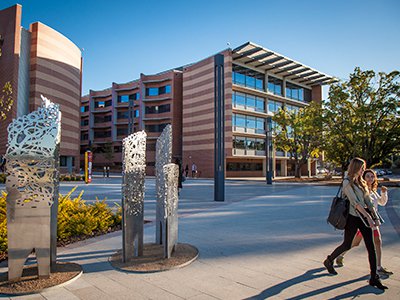 Western Sydney University's Parramatta Campus, where Lambert is helping launch the graduate program in philosophy.